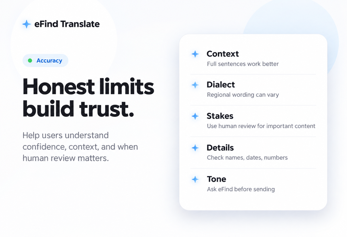 Useful translation needs good judgment.